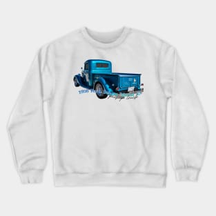 1936 Ford Deluxe Model 67 Pickup Truck Crewneck Sweatshirt